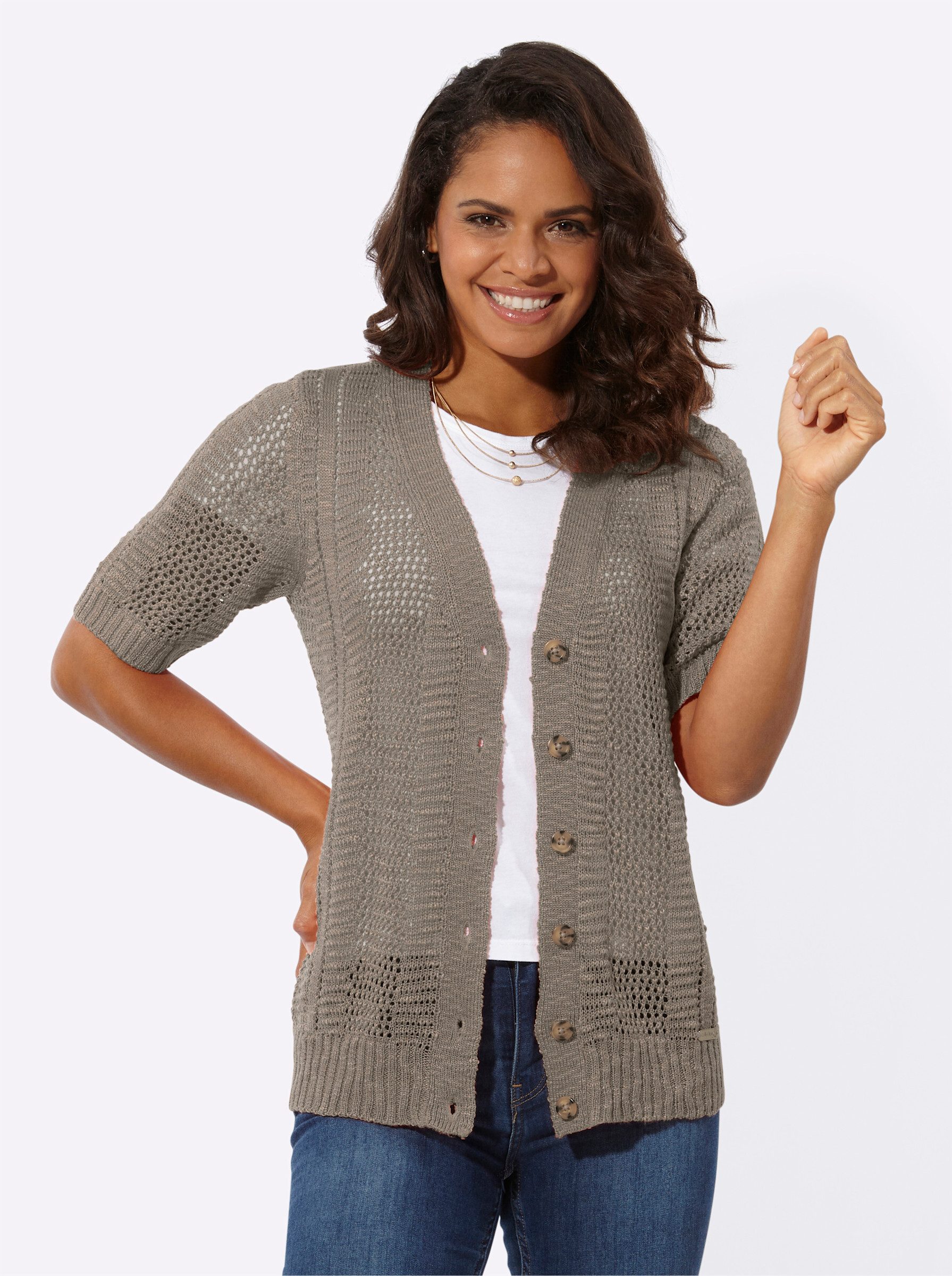 Witt Strickjacke Ajourstrickjacke günstig online kaufen