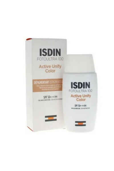 Isdin Tagescreme ISDIN Sonnenschutzcreme Fotoultra Active Unify Packung, 1-tlg., LSF 50+