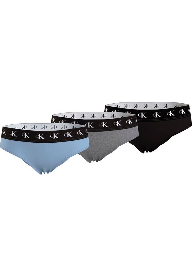 Calvin Klein Underwear Bikinislip 3PK BIKINI (Packung, 3-St., 3er-Pack) mit  Markenlabel am Bund