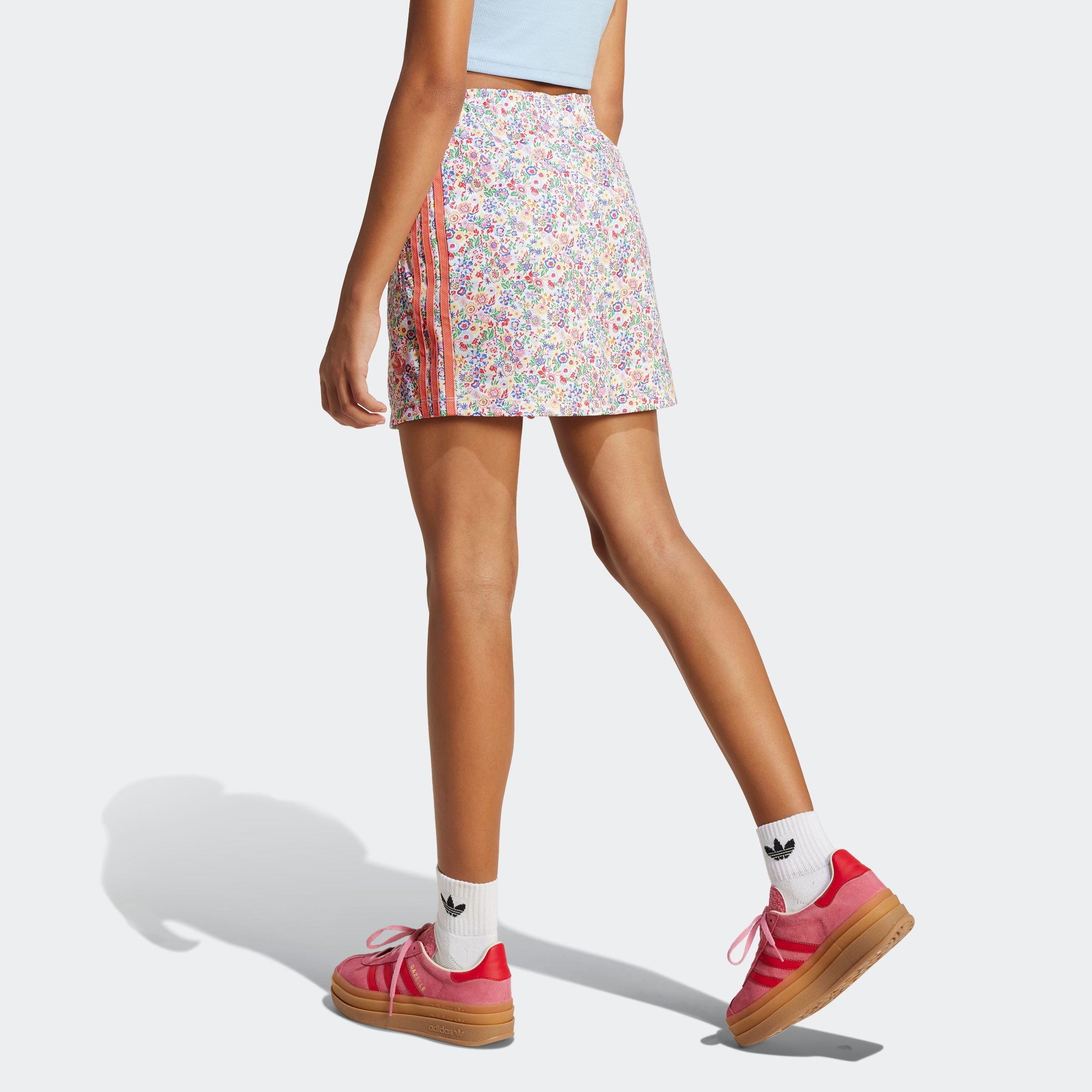 adidas Originals Sweatrock ADIDAS ORIGINALS X LIBERTY LONDON KIDS schmale Passform, aus weichem, strukturiertem Trikotmaterial