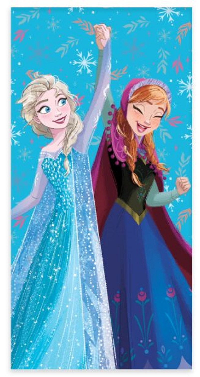 BrandMac Handtücher Disney Frozen Anna Elsa Duschtuch Badetuch 60 x 120 cm