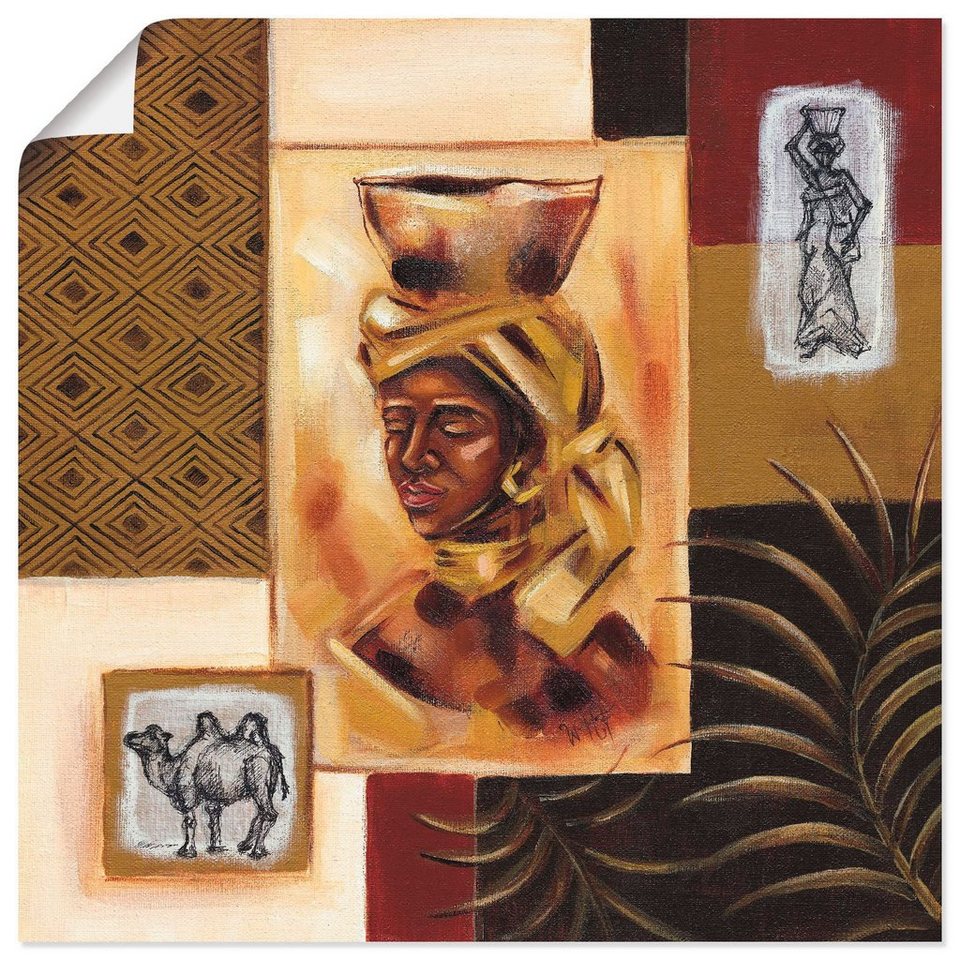 Artland Wandbild »Aus Afrika II«, Frau (1 Stück), in Artland Wandbild »Aus Afrika II«, Frau (1 Stück), in