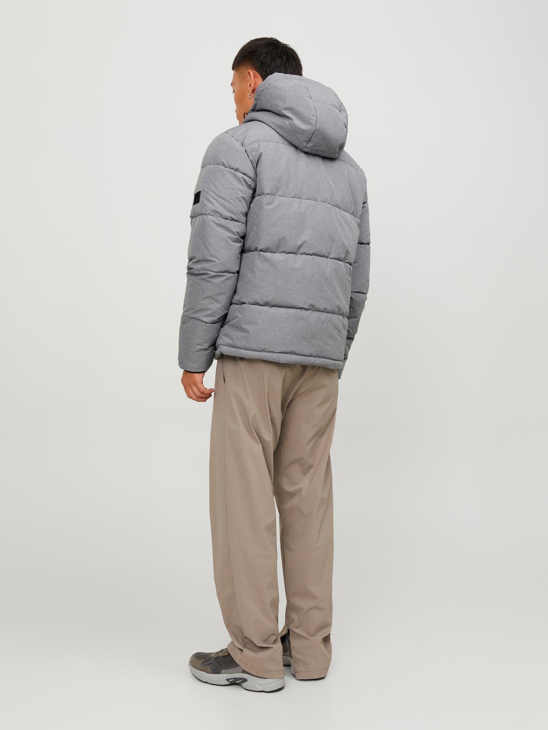 Jack & Jones Steppjacke JJMASON Grey JACKET SN Light PUFFER Melange