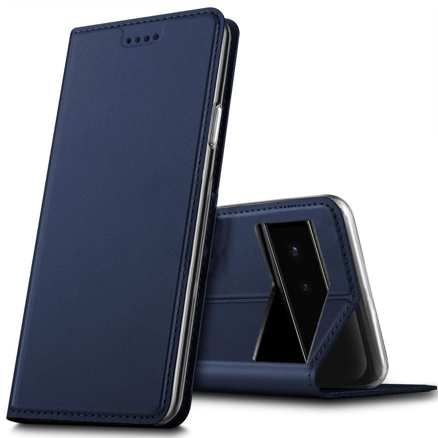 CoolGadget Handyhülle Magnet Case Handy Tasche für Google Pixel 6 Pro 6,7 Zoll, Hülle Klapphülle Ultra Slim Flip Cover für Pixel 6 Pro Schutzhülle