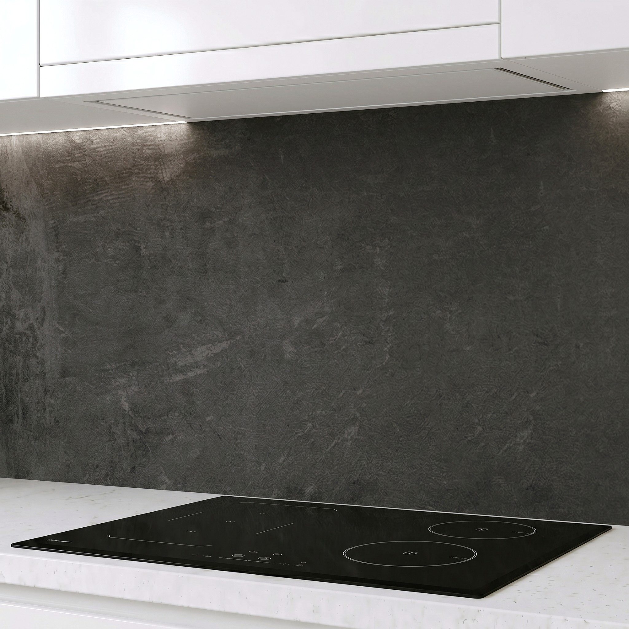 Rodnik Küchenrückwand Schiefer, monolithische ABS-Platte mit Direktdruck, formstabil und langlebig