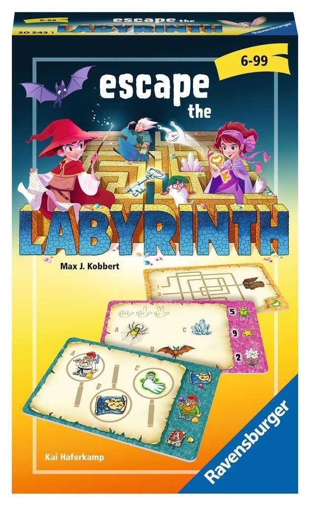 Ravensburger Spiel, Quizspiel Escape the Labyrinth Ravensburger 205431 ab 6 Jahre