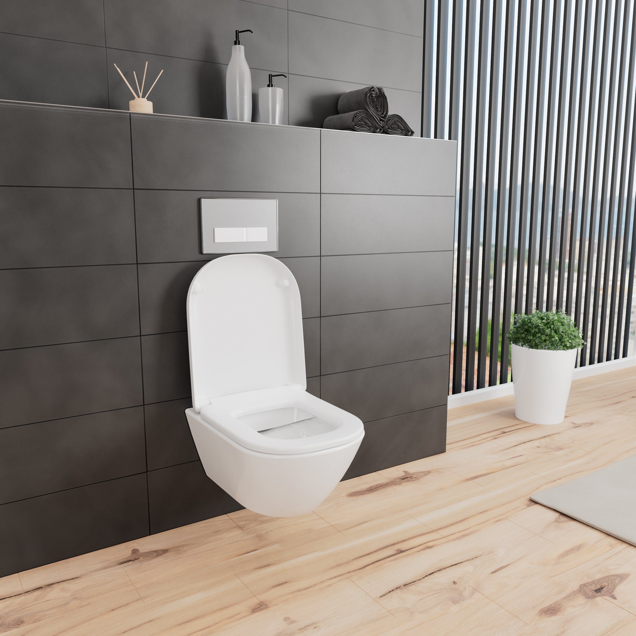 LUVETT WC-Sitz D-Form Modern D900 (Inklusive günstig online kaufen