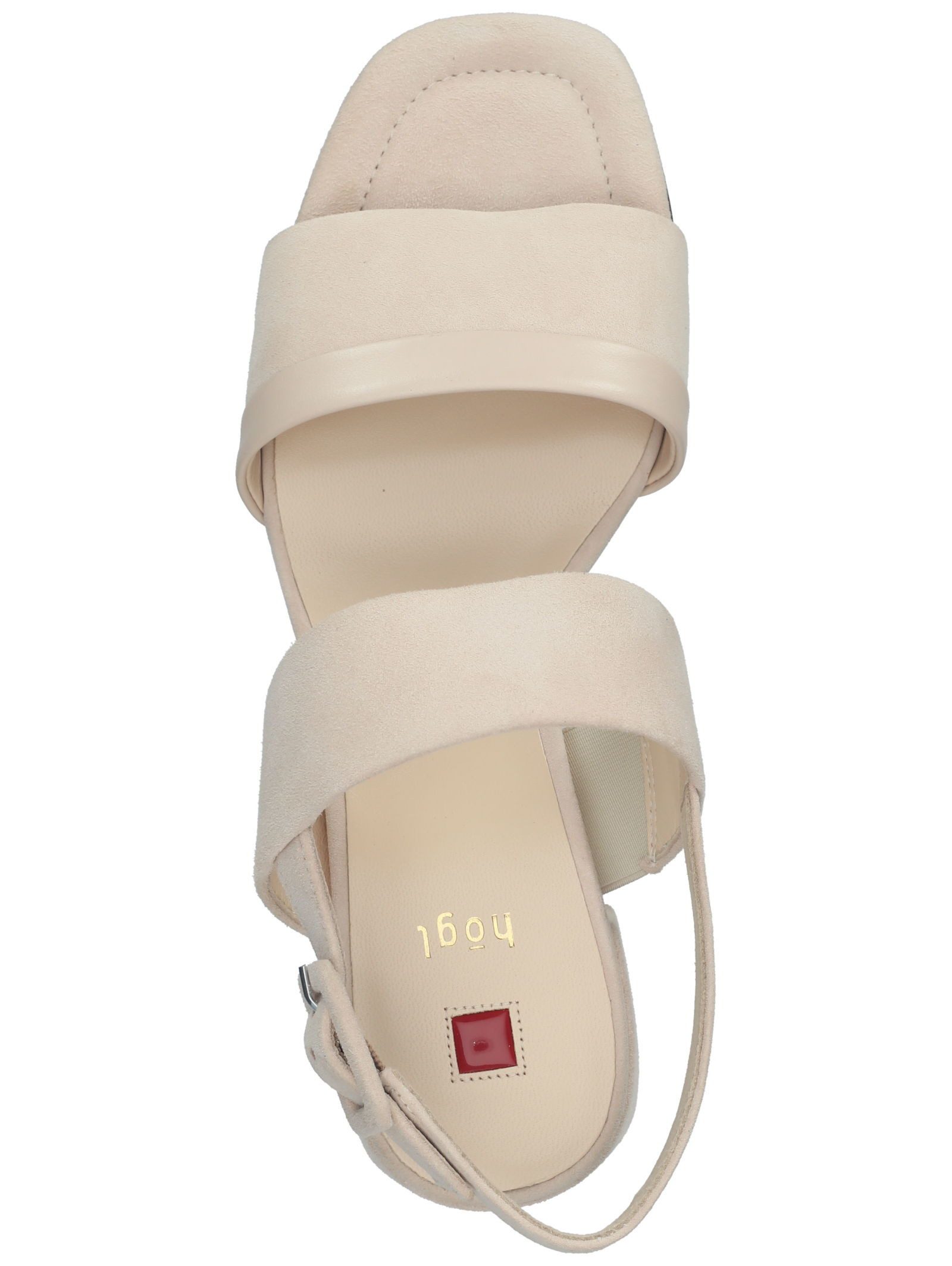 Högl Högl Sandalen Veloursleder Riemchensandale