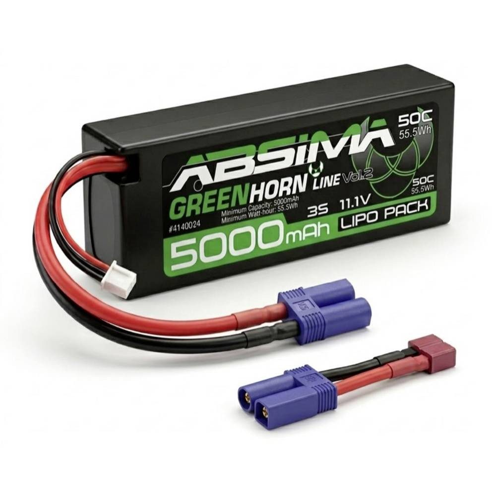 Absima Modellbau-Akkupack (LiPo) 11.1 V 5000 mAh Zellen-Zahl: 3 Hardcase EC5 Akku