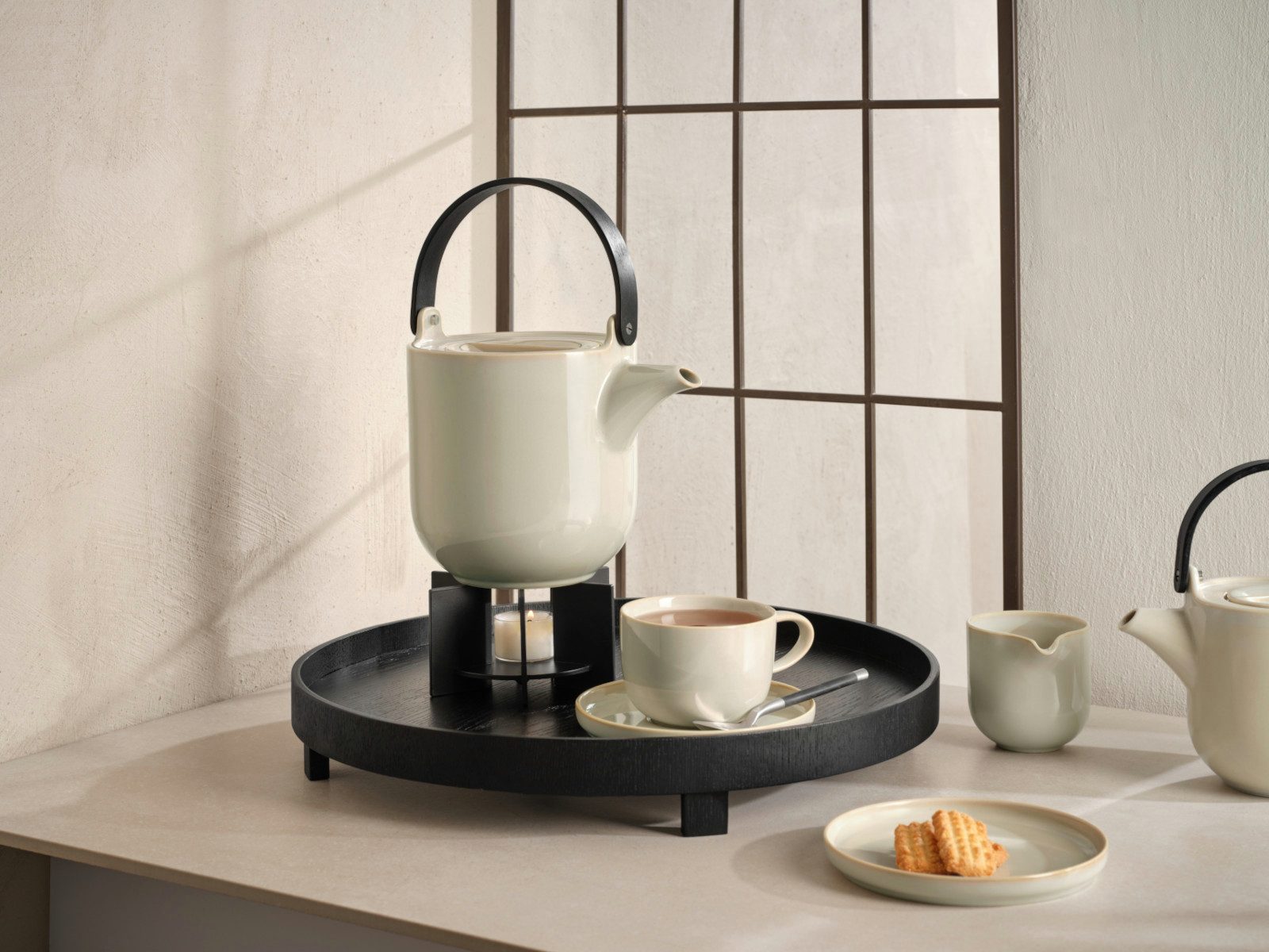 ASA SELECTION Tasse coppa Teetasse und Untertasse tofu Set 2tlg, Porzellan