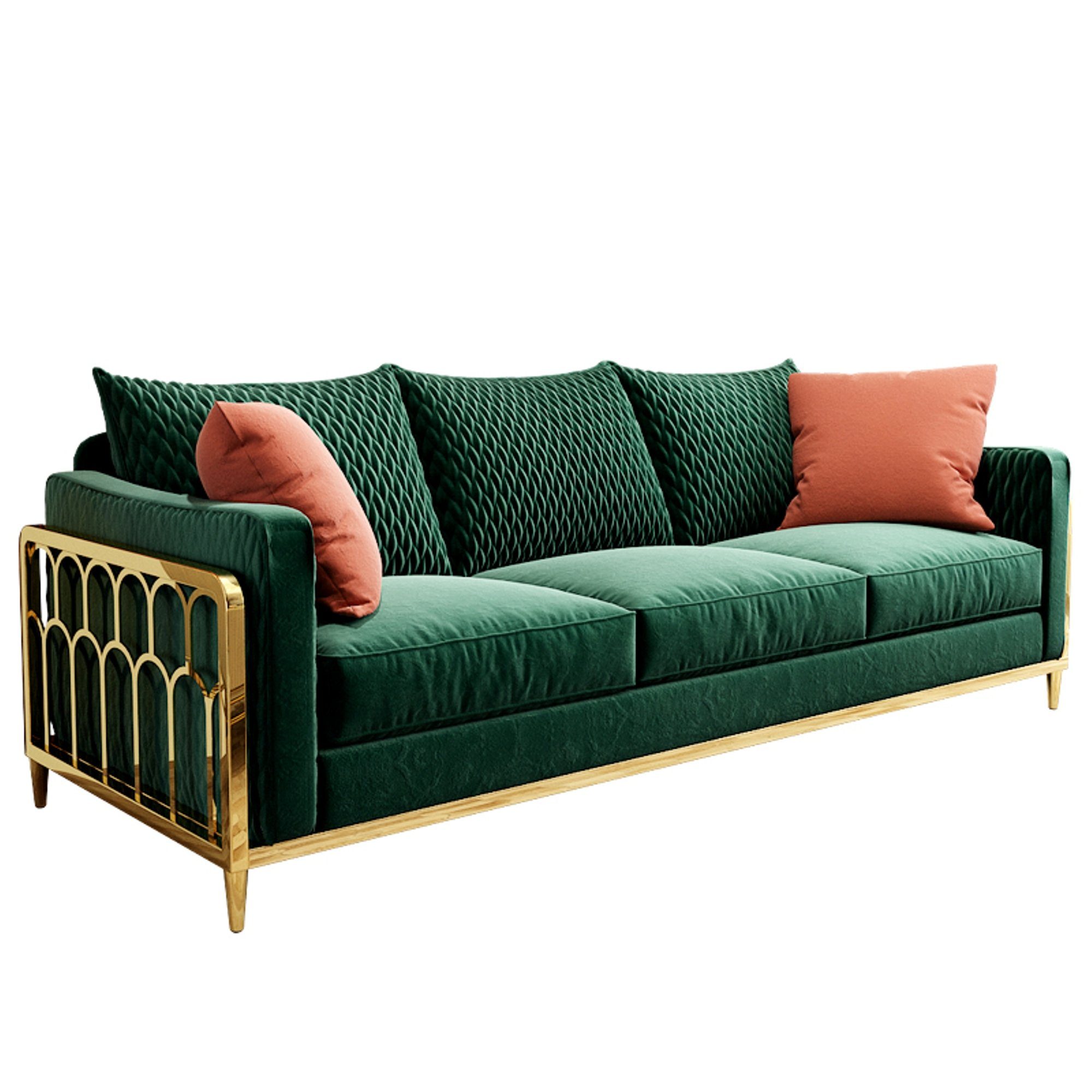 in JVmoebel Europe Sitz Design, Sitzer Made Sofa Couch Sofa 3+1 Polster Garnitur Leder