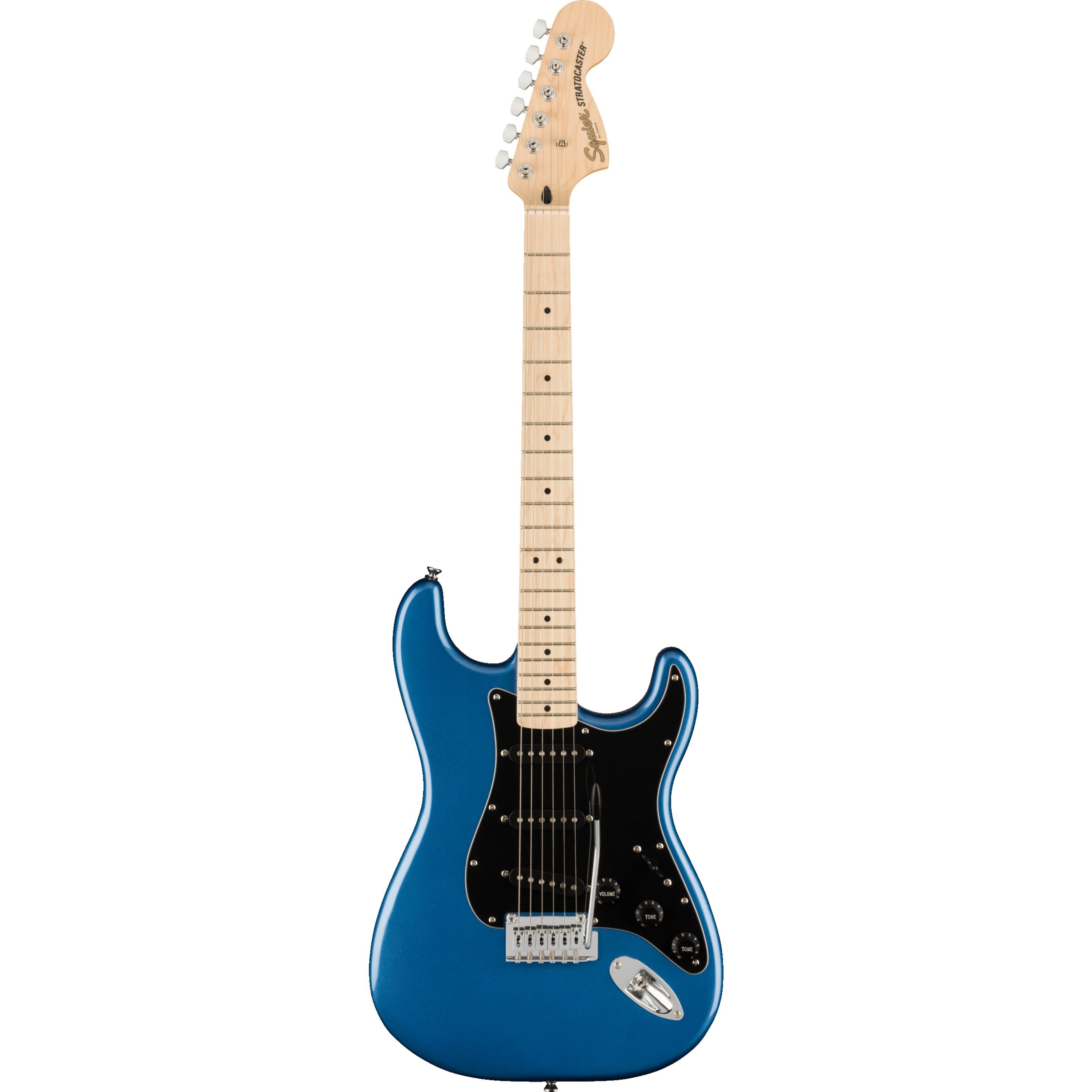 Squier E-Gitarre, E-Gitarren, ST-Modelle, Affinity Series Stratocaster MN Lake Placid Blue - E-Gitarre