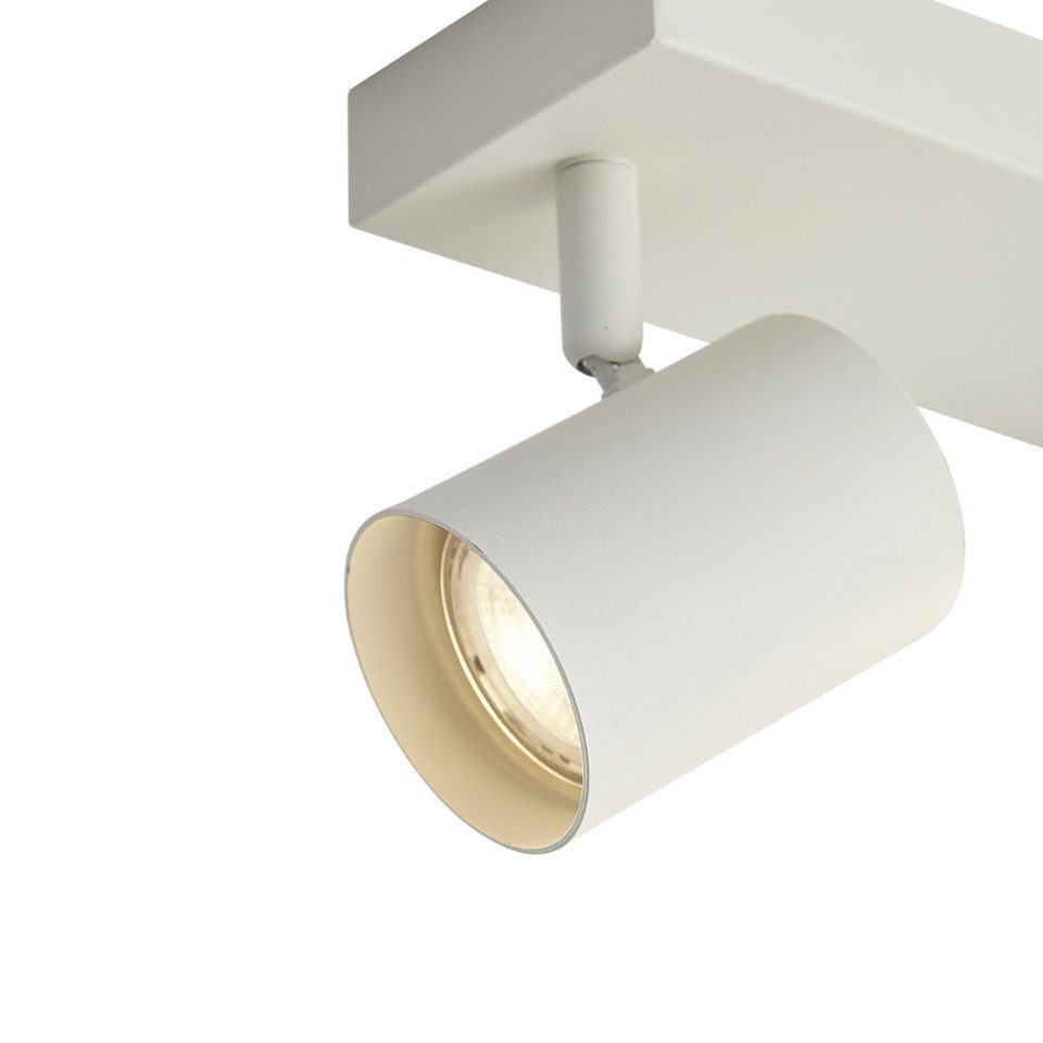 Qazqa LED Aufbaustrahler Jeana, ohne Leuchtmittel, GU10, Beige, Modern, Met günstig online kaufen