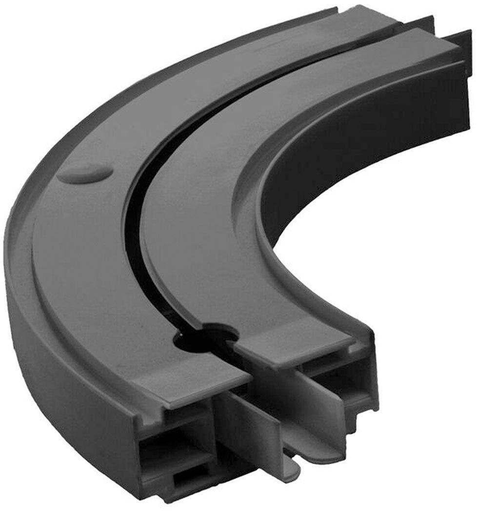 SN DECO GROUP Gardinenschiene Rundbogen für Vorhangschiene SH (1), Paar, 1-läufig, Kunststoff – Bild 2 von 3