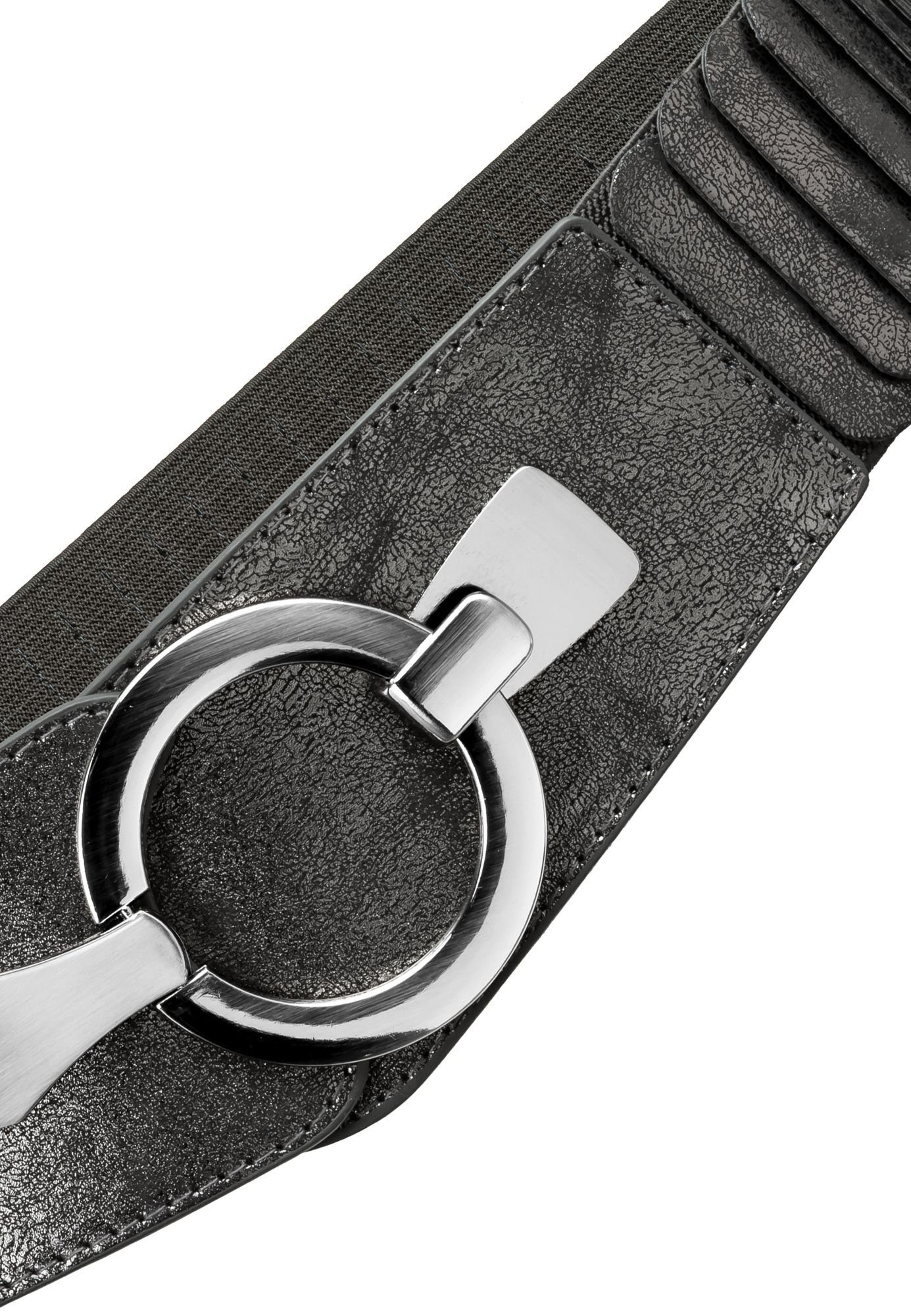 Caspar Taillengürtel GU300 Damen elastischer breiter günstig online kaufen