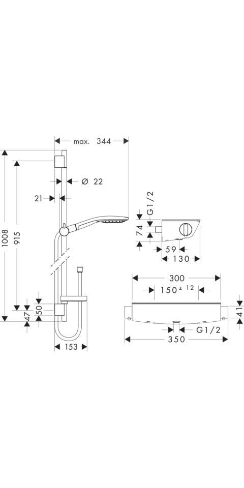 Thumbnail - hansgrohe Duschsystem
