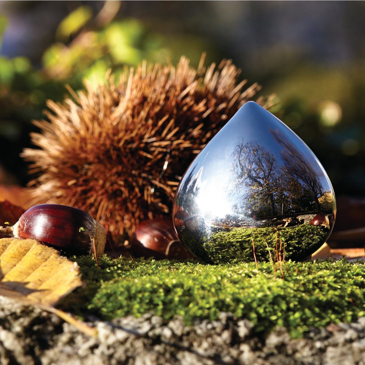 Alessi Pillendose Mini Pillendose CHESTNUT