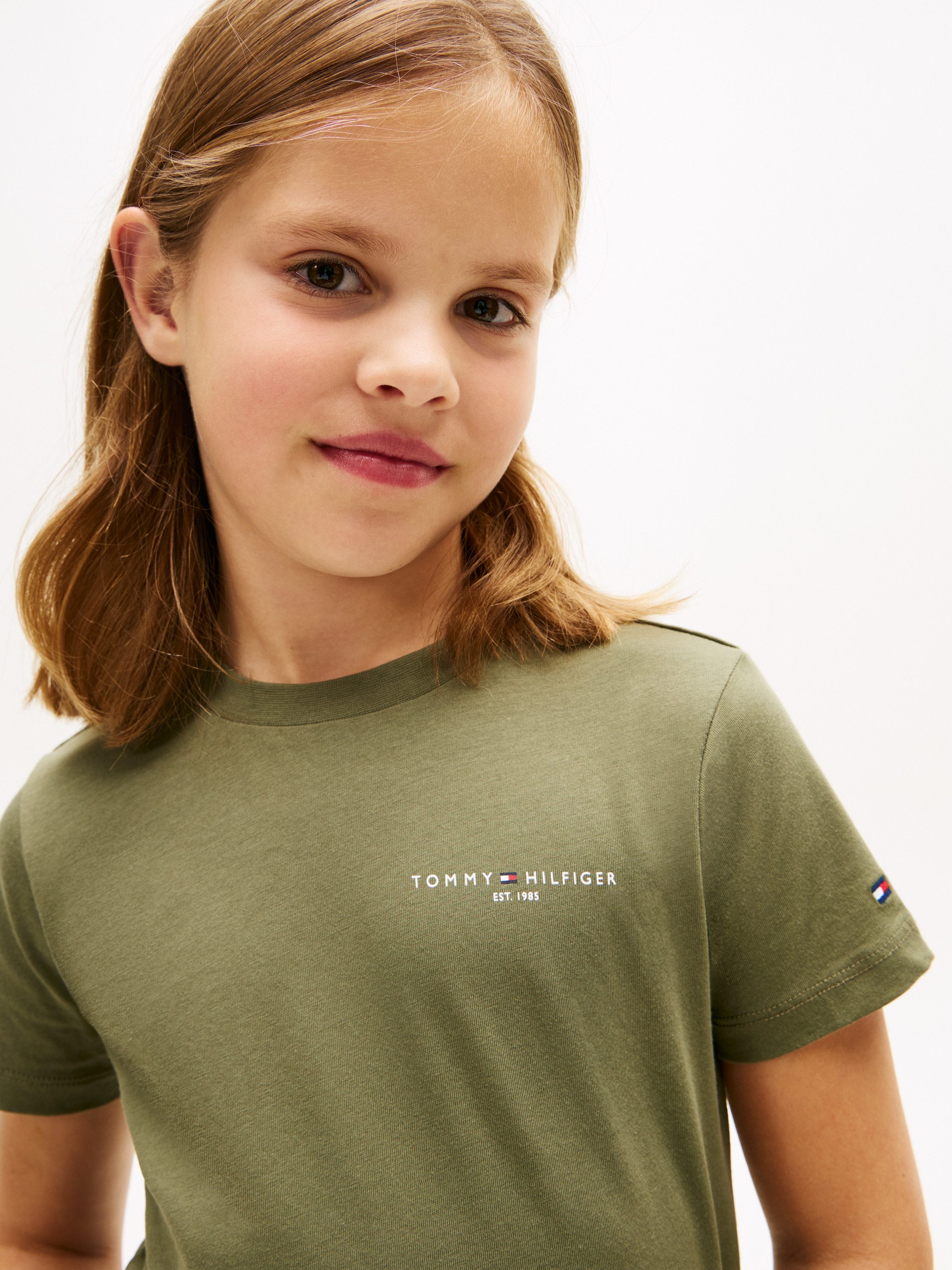 Tommy Hilfiger T-Shirt MINI CORP T-SHIRT Kinder bis 16 Jahre, Rundhals