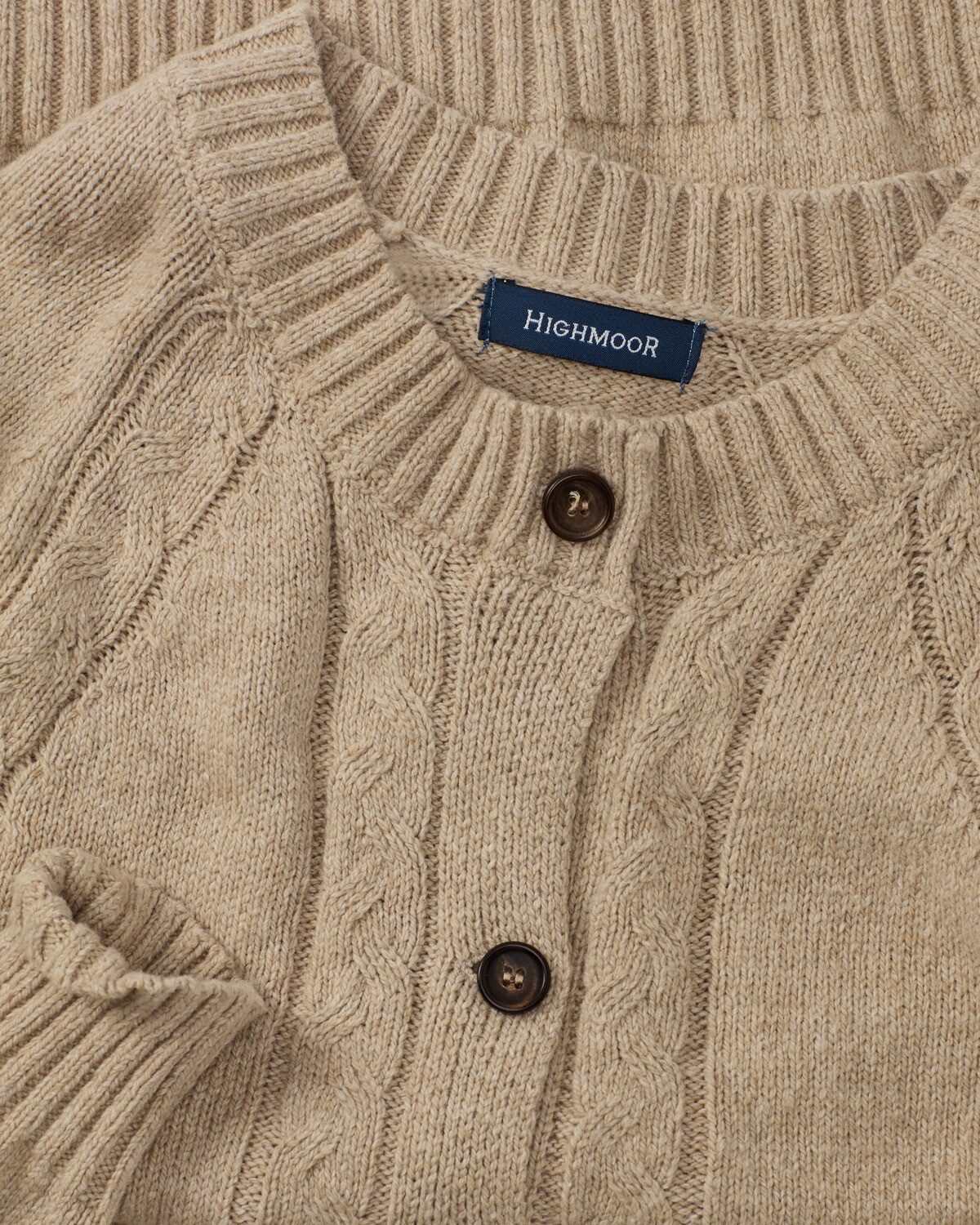 Highmoor Strickjacke Grobstrickjacke