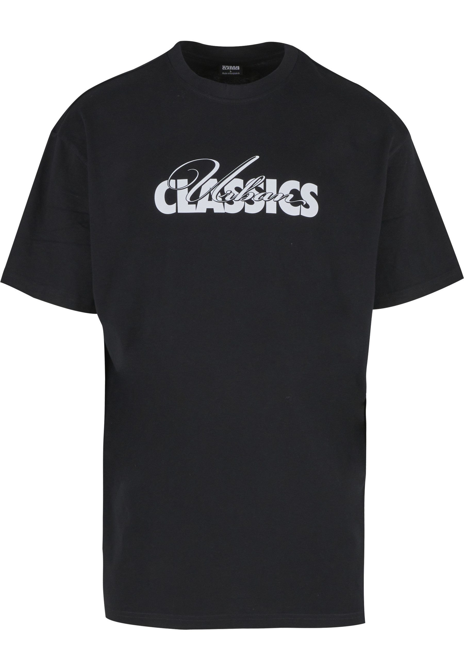 URBAN CLASSICS T-Shirt Urban Classics UC Cursive Bold Logo Heavy Oversized Tee (1-tlg)