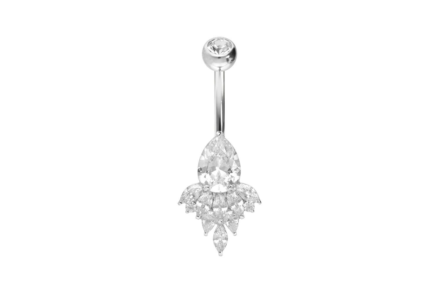 PIERCINGLINE Bauchnabelpiercing Titan Bananabell mit Innengewinde ORIENTALI günstig online kaufen