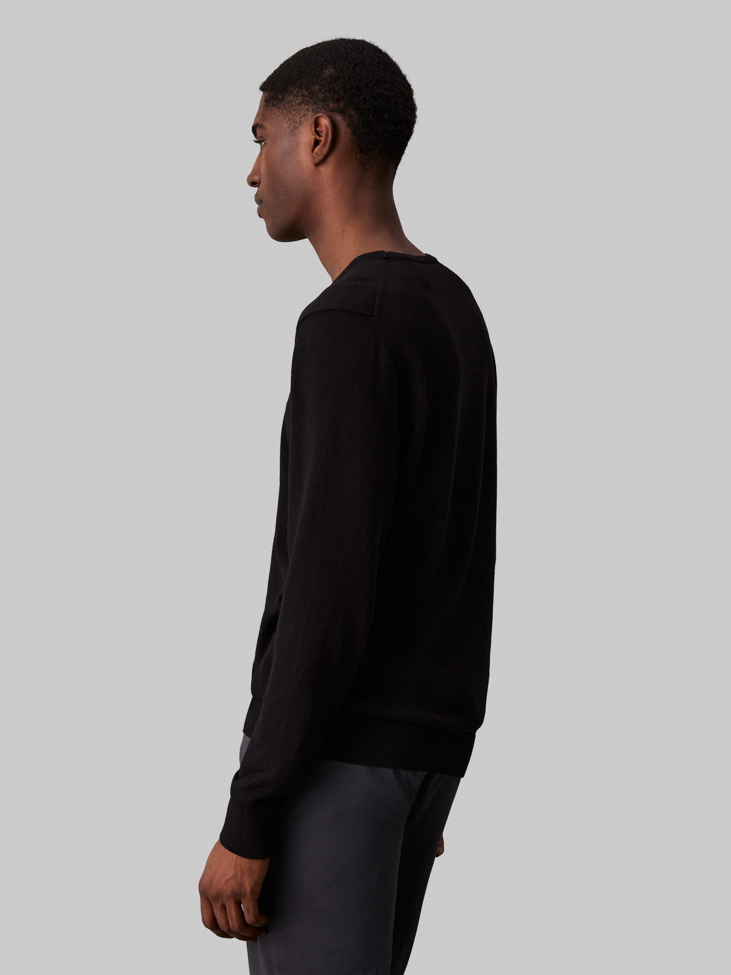 Calvin Klein Rundhalspullover COTTON SILK BLEND günstig online kaufen