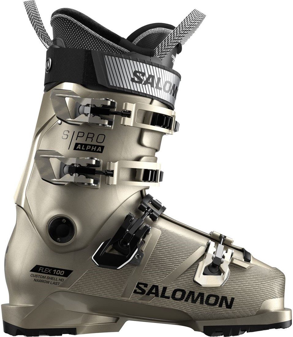 Salomon ALP. BOOTS S/PRO ALPHA 100 W GW L Br M/B LIGHT BRONZE MET./BLACK/BLACK Skischuh