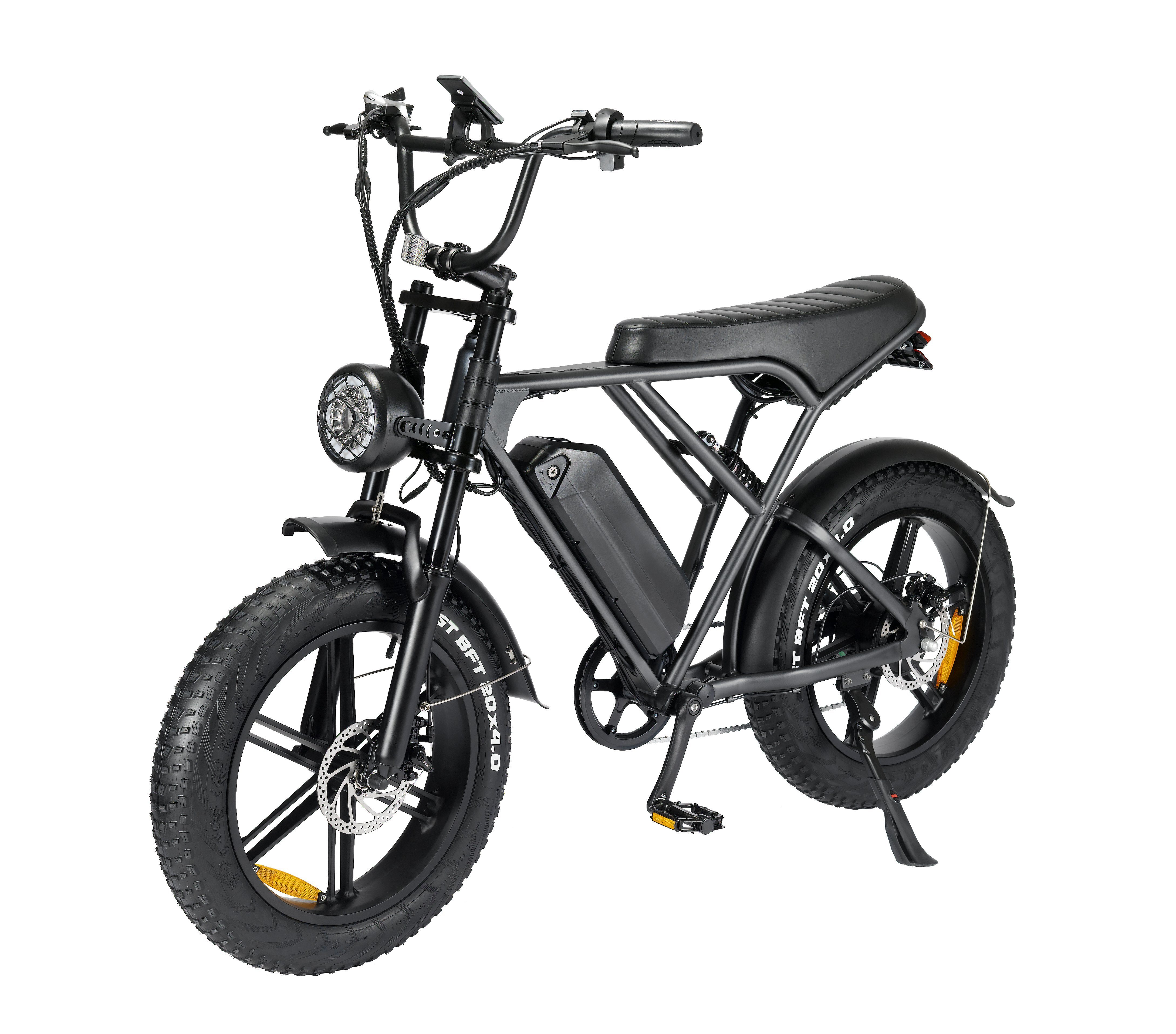 DOTMALL E-Bike 20 Zoll Mountainbike, abnehmbarer 48V/15A Akku, SHIMANO 7 | E-Bikes