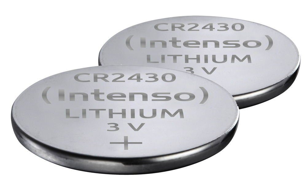 Intenso 20 Energy Ultra CR 2430 Lithium Knopfzelle Batterien im 2er Blister Knopfzelle