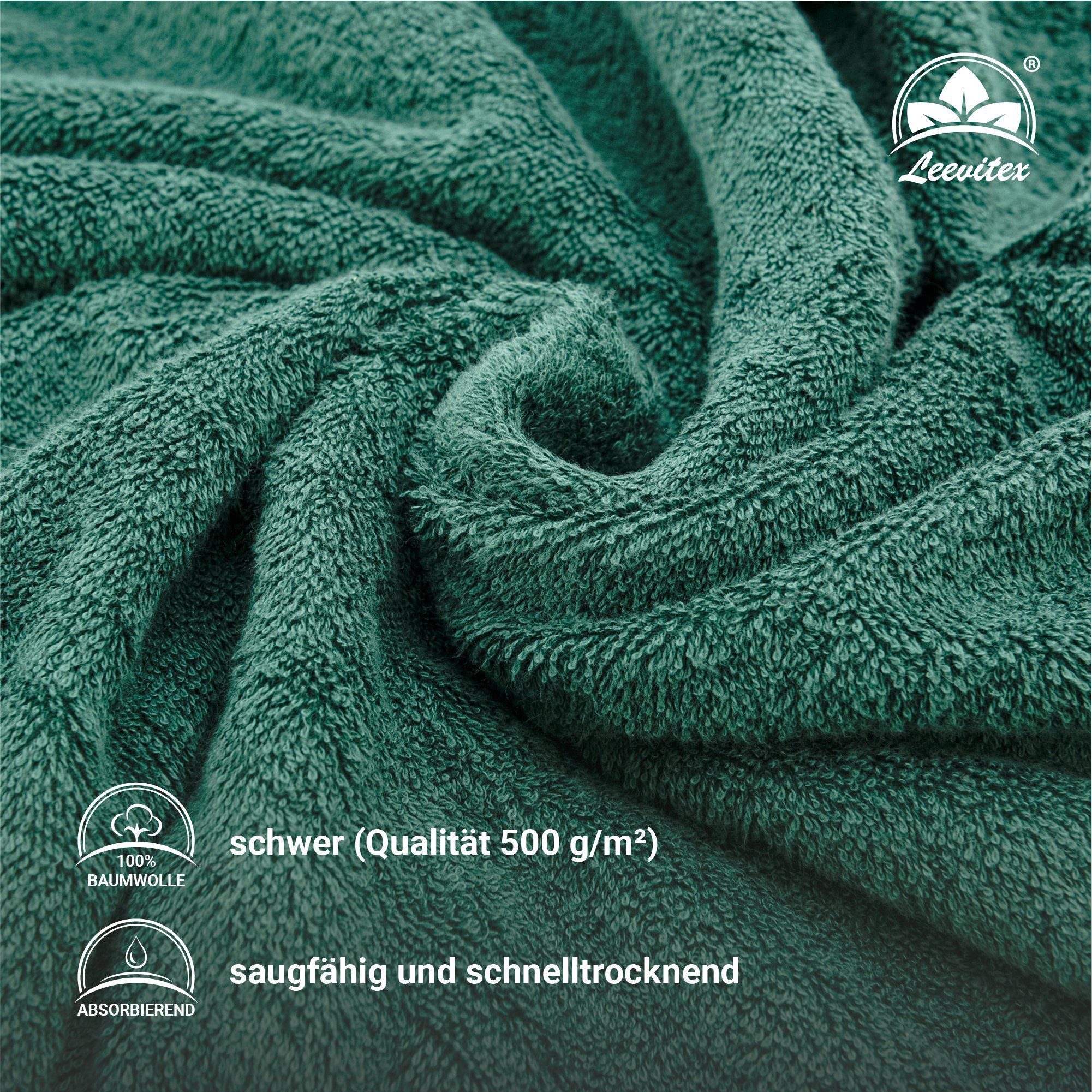 leevitex® Saunatuch Saunatuch Frottee XXL, (2-St), günstig online kaufen
