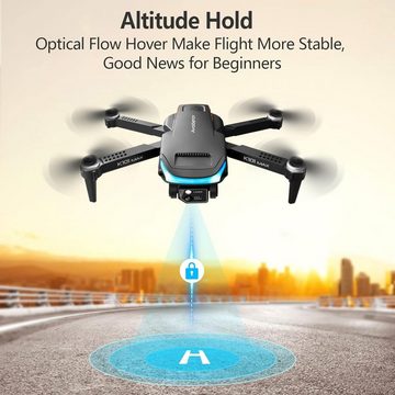 OKYUK Drohne (1080P, Kamera HD FPV WiFi Live Übertragung 2 Akku lange Flugzeit Flugbahnflug)