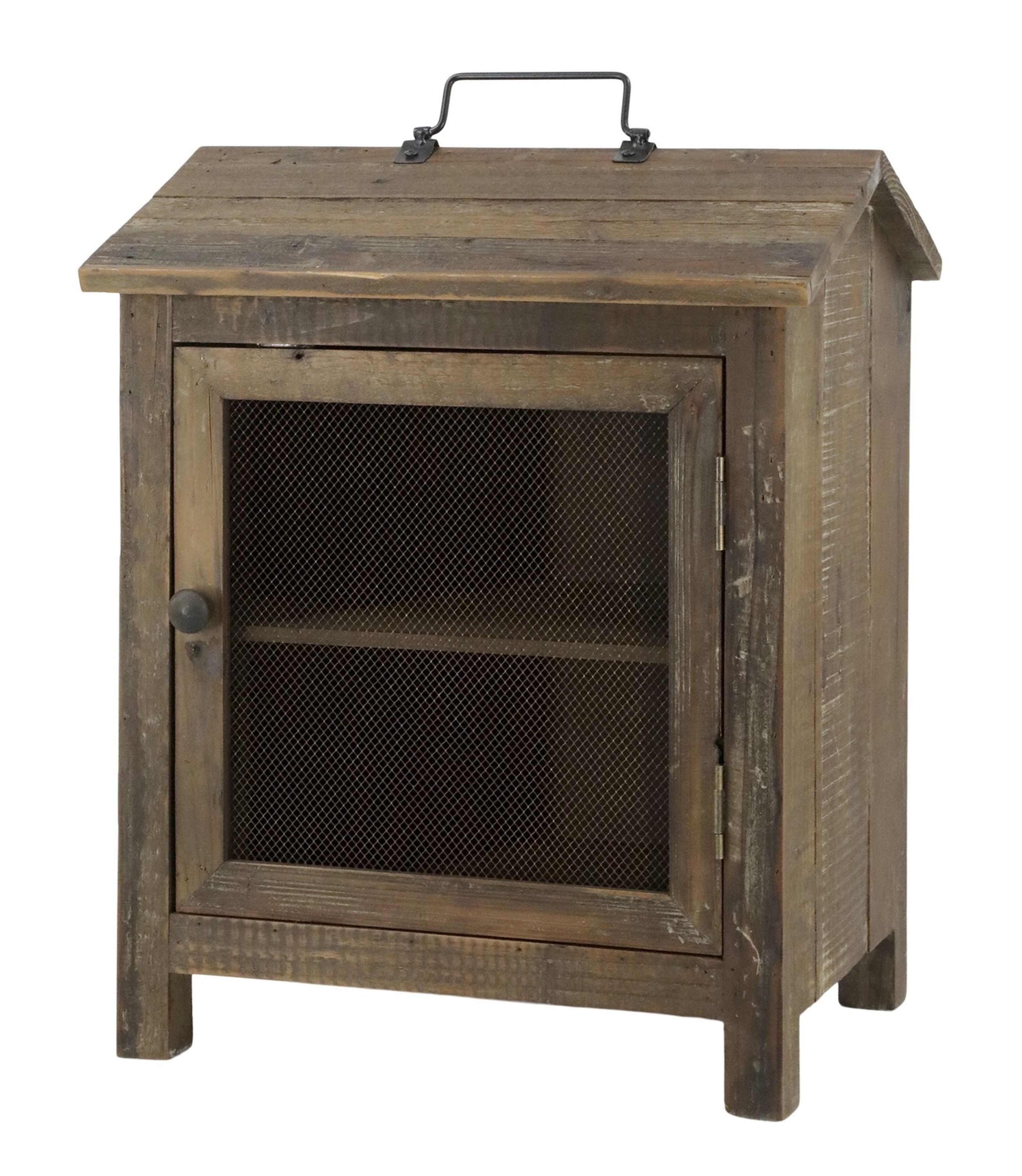 Chic Antique Kommode Chic Antique - Fliegenschrank Alt Holz Unika Schrank Regal 40053700