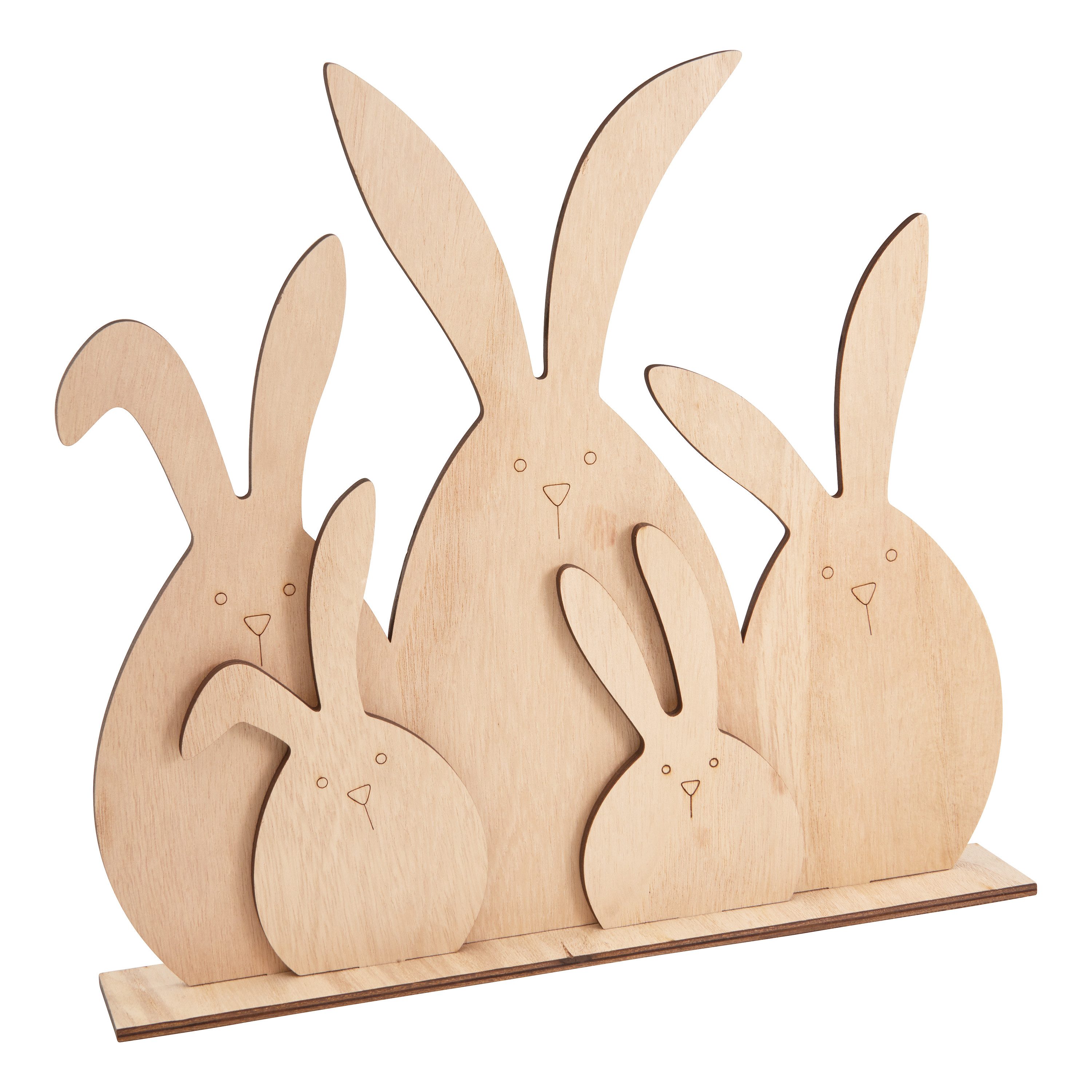 Modellbausatz Hasenfamilie