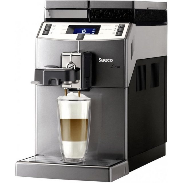 Saeco Kaffeevollautomat Lirika One Touch – Kaffee-Vollautomat – titan
