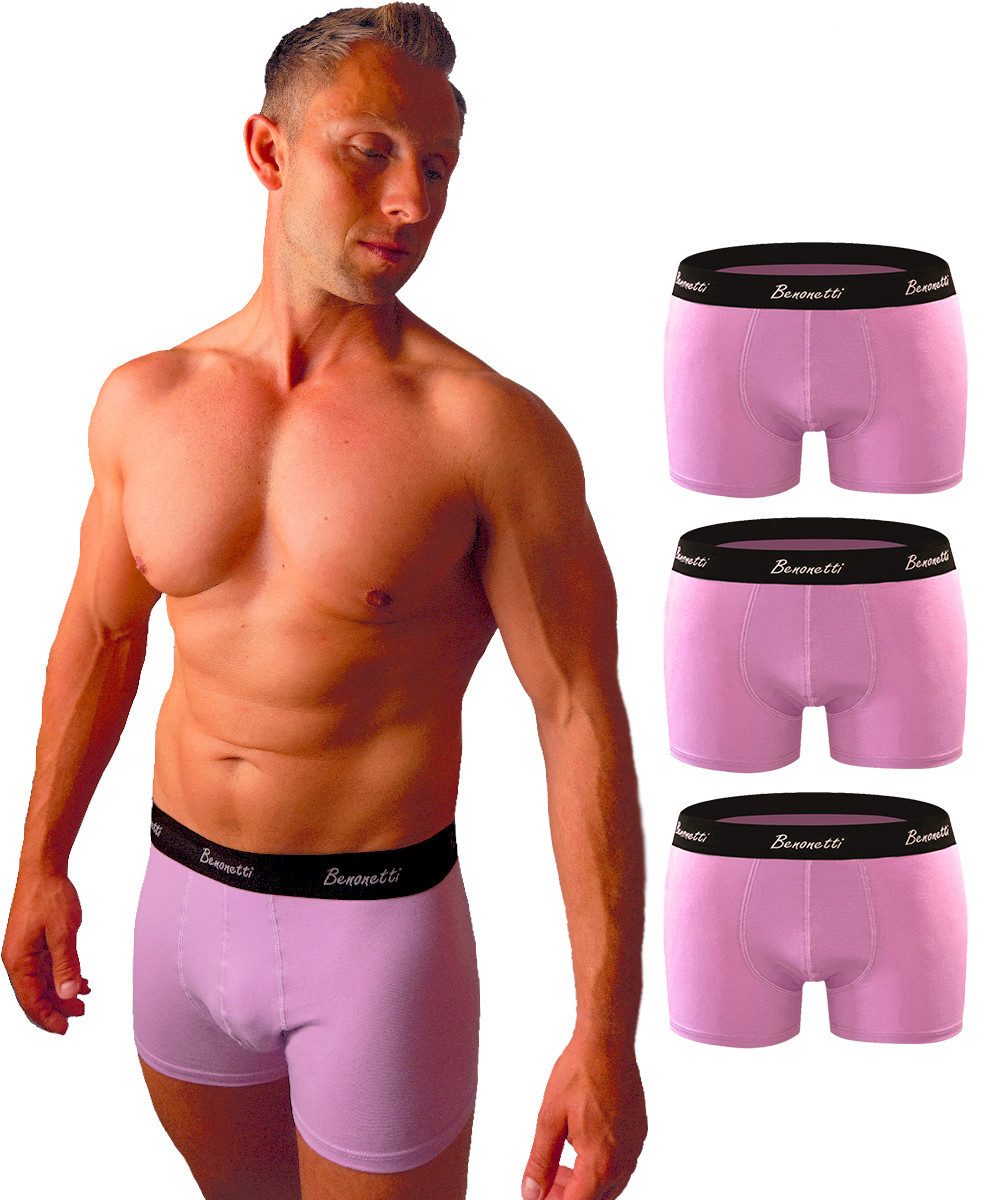Boxershorts Premium Herren Unterhosen, Männer Unterwäsche aus feiner Baumwolle