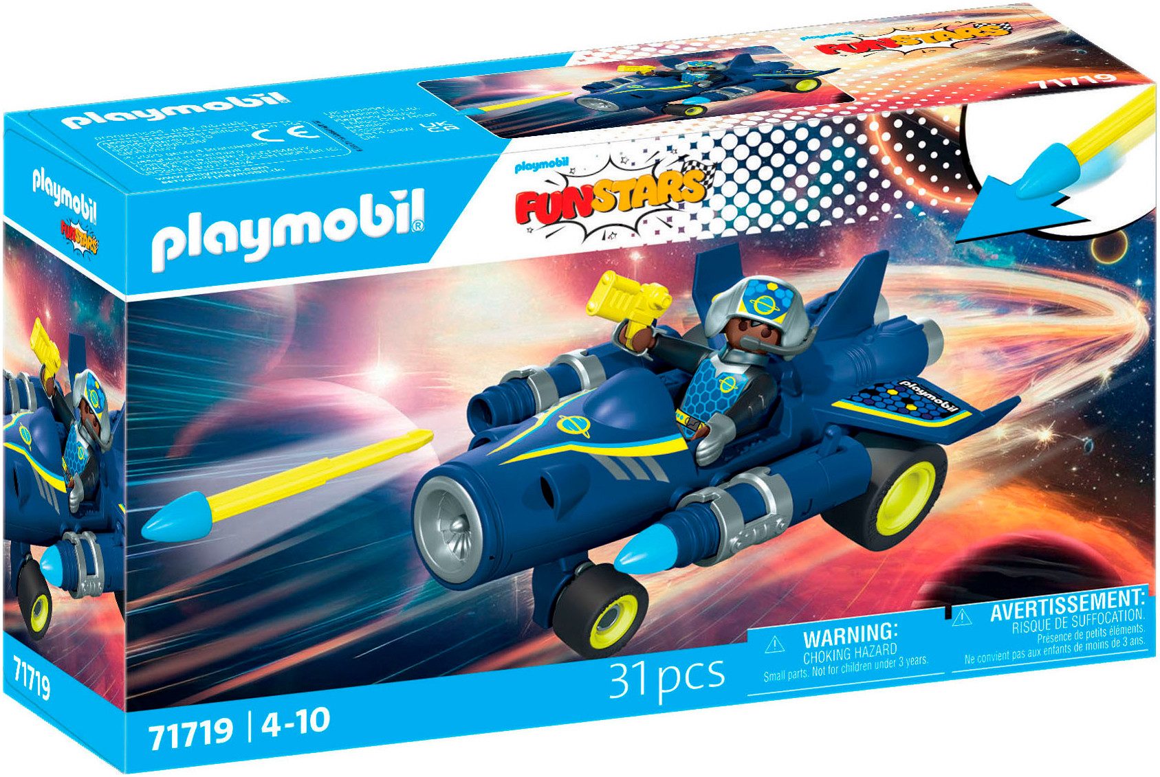 Playmobil® Rasender Space-Jet (71719), Funstars Konstruktions-Spielset, (31 günstig online kaufen