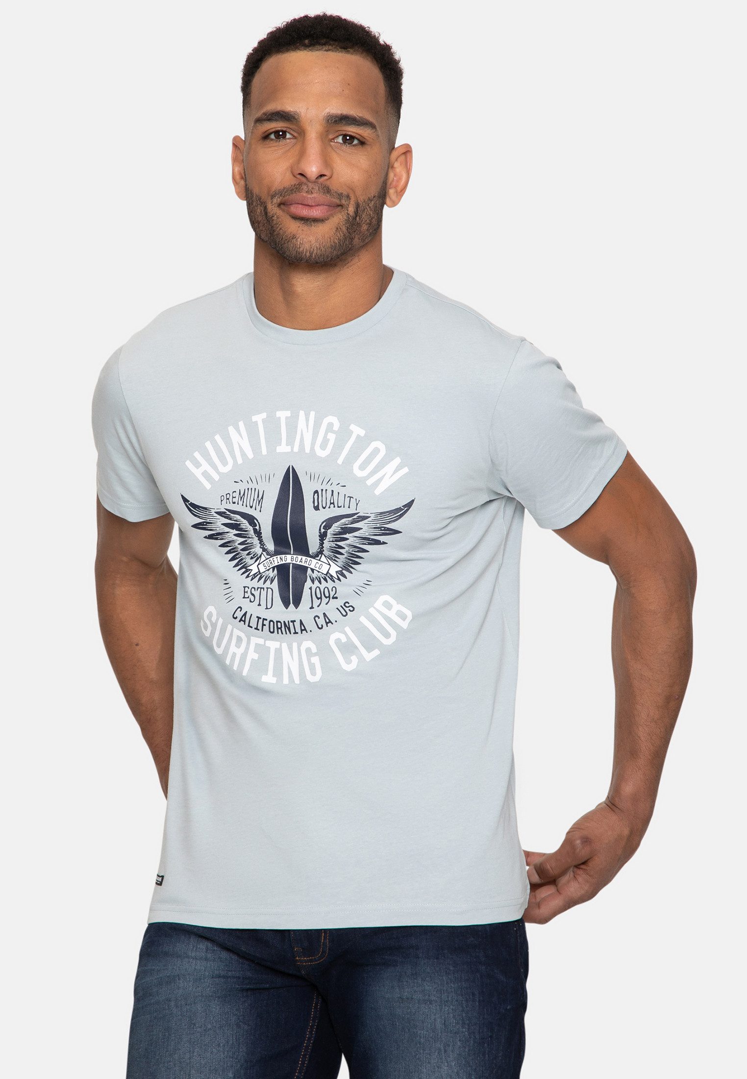 Threadbare T-Shirt Yates (1-tlg) mit großem Frontprint