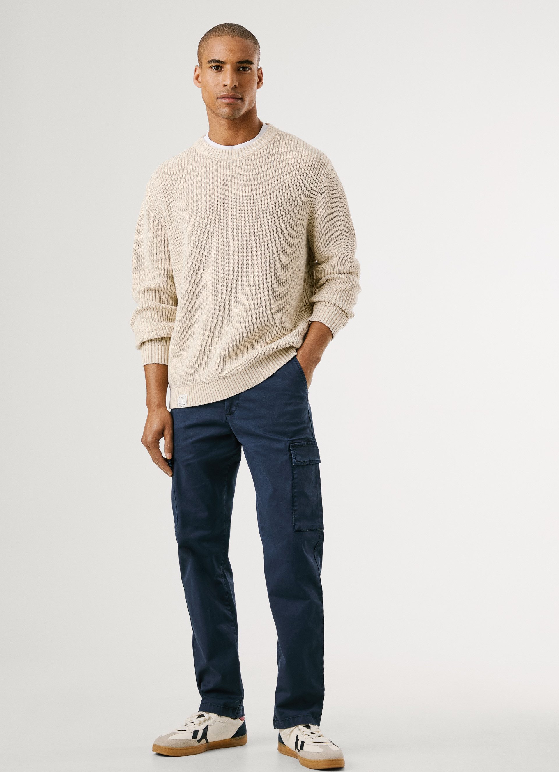 Pepe Jeans Chinohose SLIM CARGO TWILL mit aufgesetzten Taschen