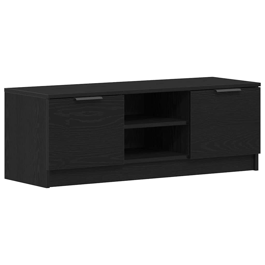vidaXL TV-Schrank TV-Schränk Schwarz Eichen-Optik 102 x 32 x 35,5 cm (1-St) günstig online kaufen
