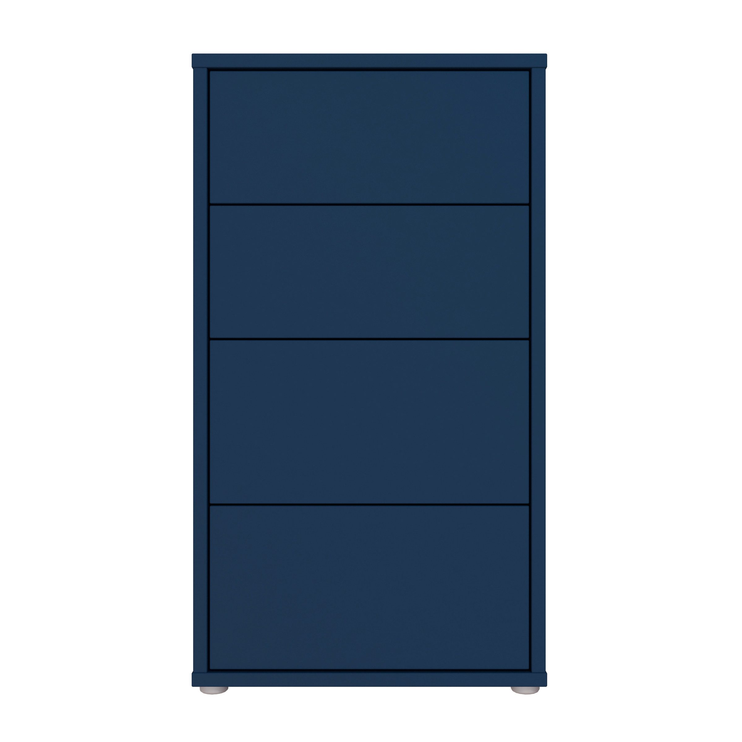 PREISBRECHER Schubkastenkommode ALICE SPRINGS, in Nachtblau - 54,8x99,1x34,9cm (BxHxT)