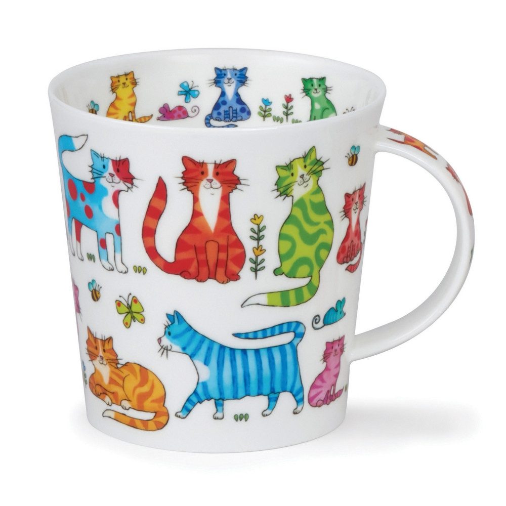 Dunoon Tasse Colourful Crew Cat Katzen Cairngorm 0,48 l Fine Bone China