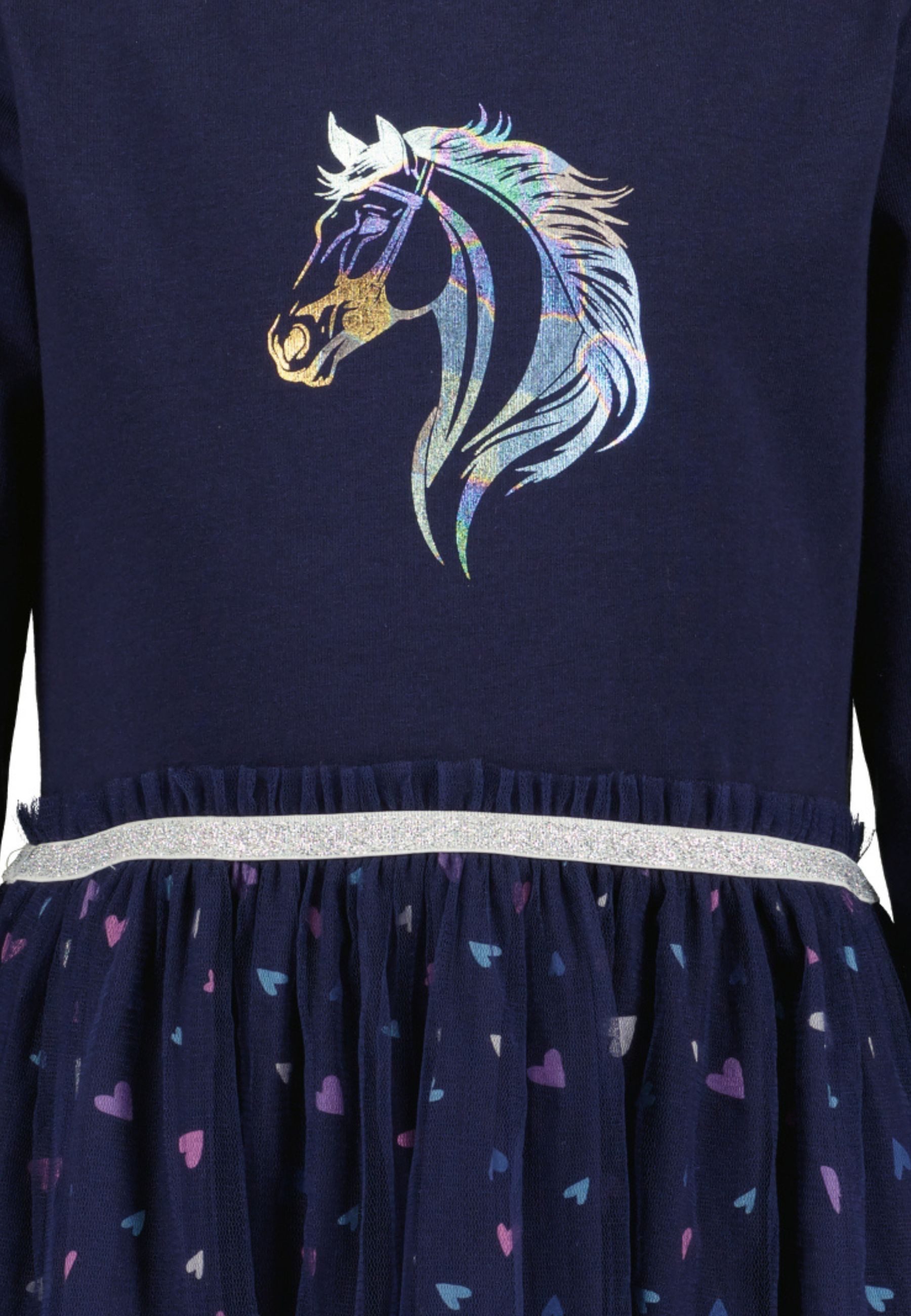 Blue Seven Jerseykleid mit Tüll-Überrock