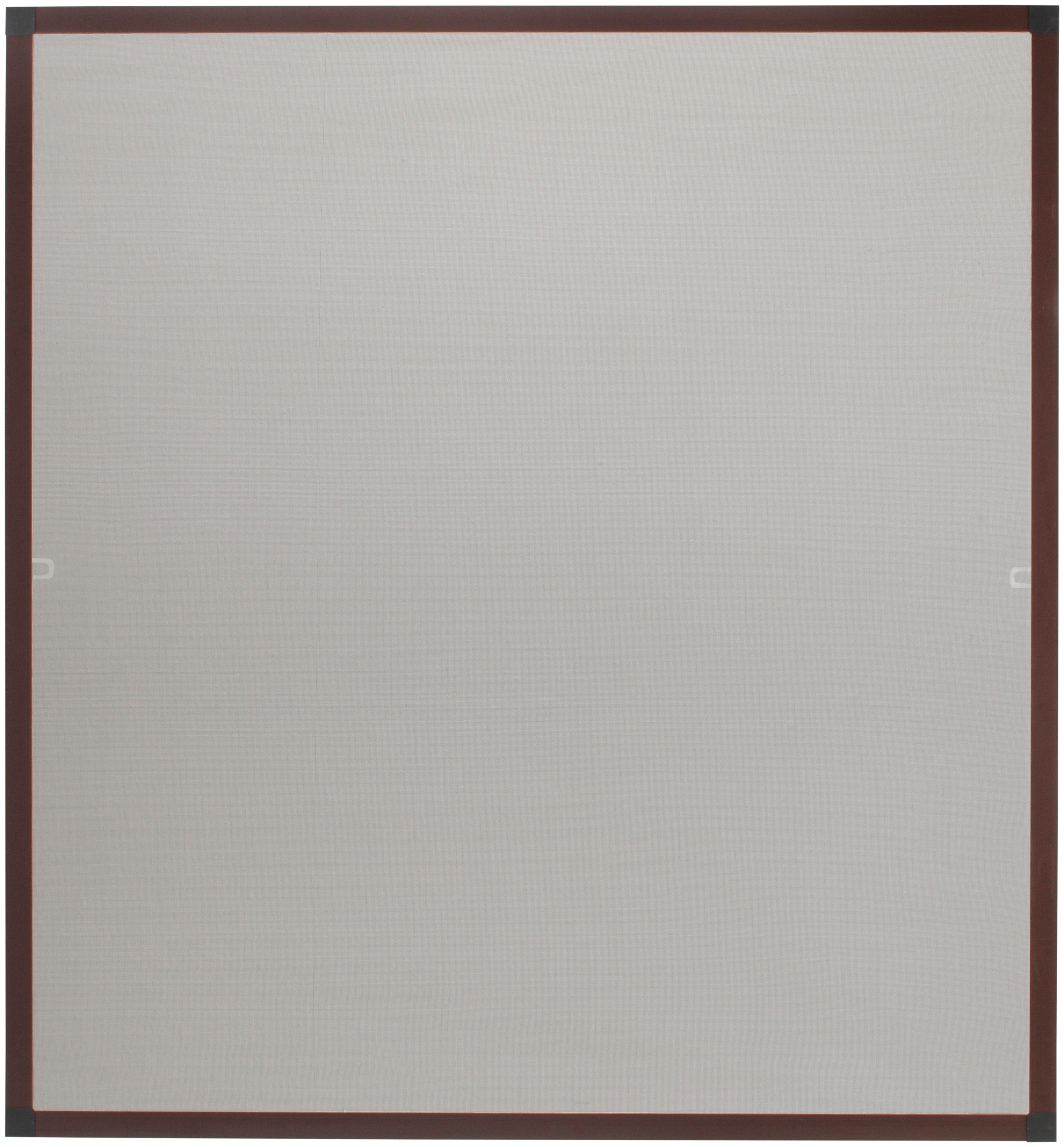 hecht international Insektenschutz-Fensterrahmen COMPACT, braun/anthrazit, BxH: 130x150 cm