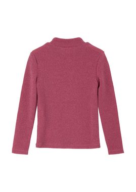 s.Oliver Langarmshirt Longsleeve mit Turtleneck Glitzergarn