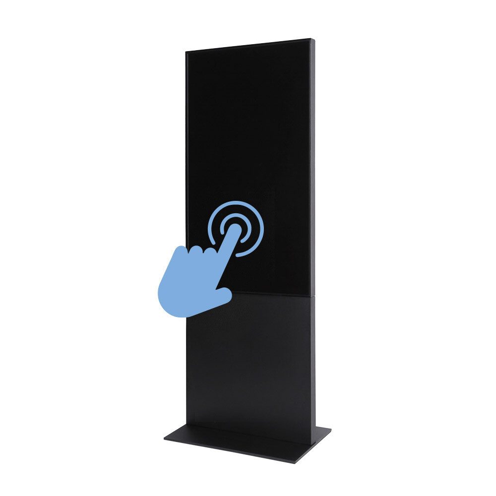 Showdown Displays Einzelrahmen Showdown Displays Smart Line Digitale Infotstele mit Samsung-Bildschir, (1 St)