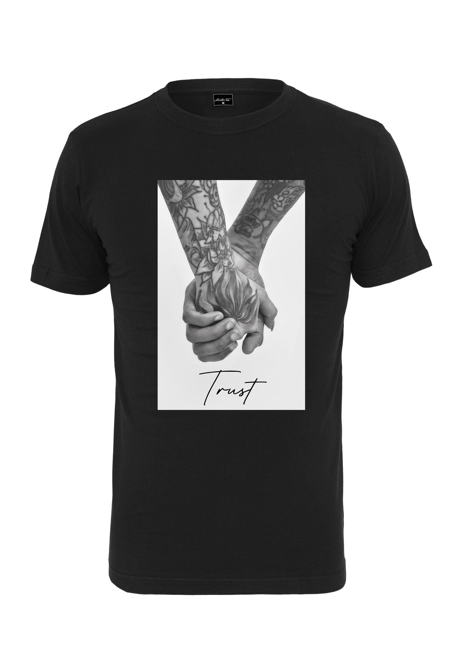 Mister Tee Tee black 2.0 Herren MisterTee (1-tlg) Kurzarmshirt Trust