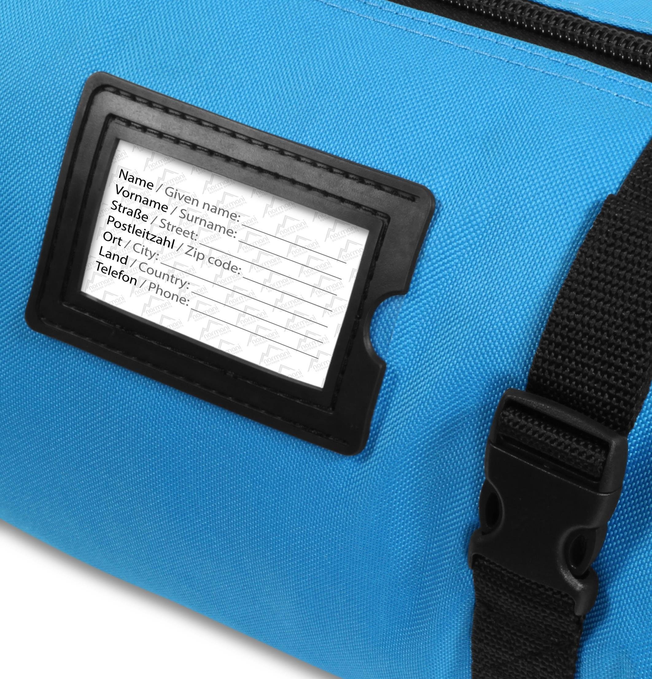 Sporttasche Skitasche normani Alpine Transporttasche Aufbewahrungstasche 200, - Skisack Blau für Skistöcke und Run Skitasche Skier