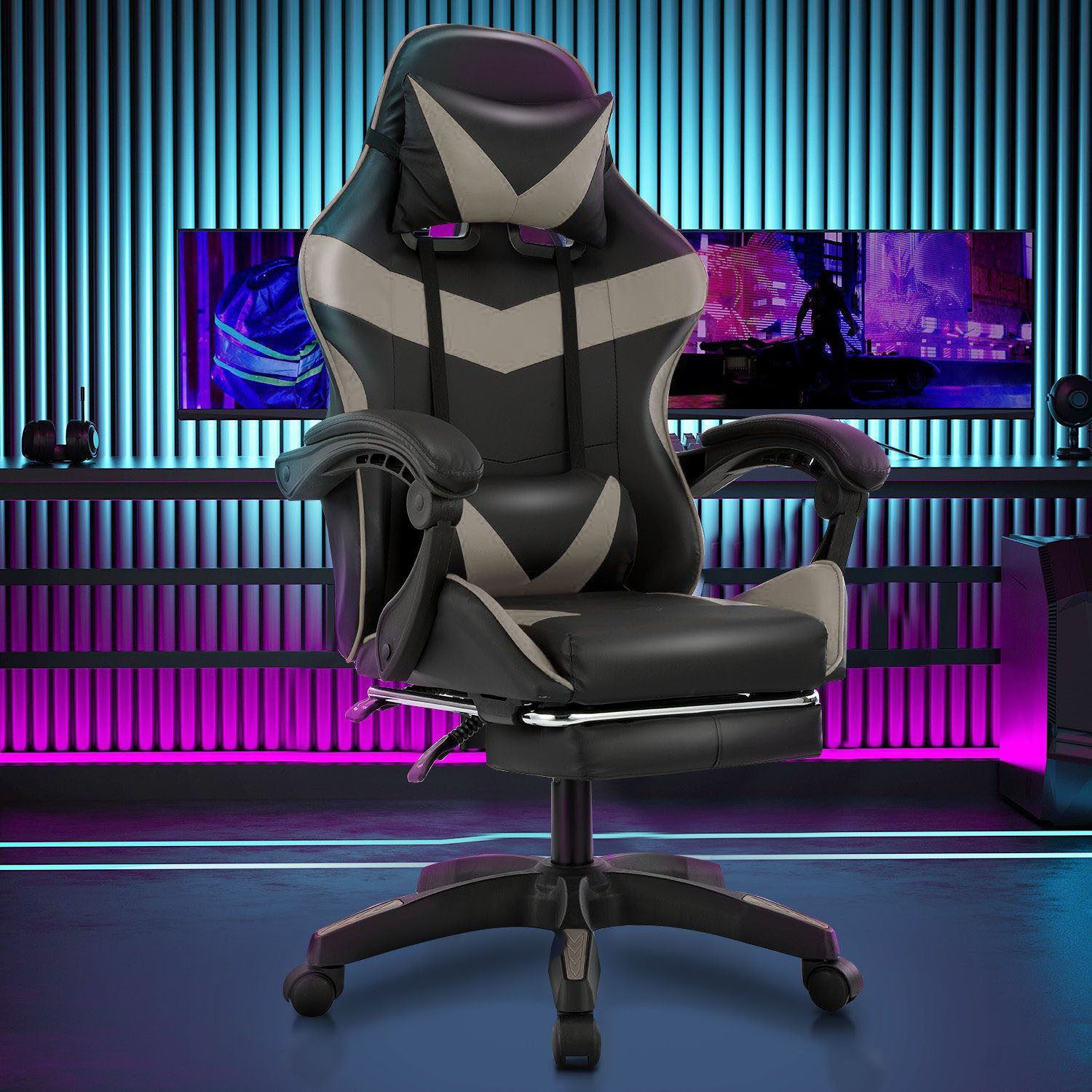 oyajia Gaming Chair Ergonomisch Gaming Stuhl, günstig online kaufen
