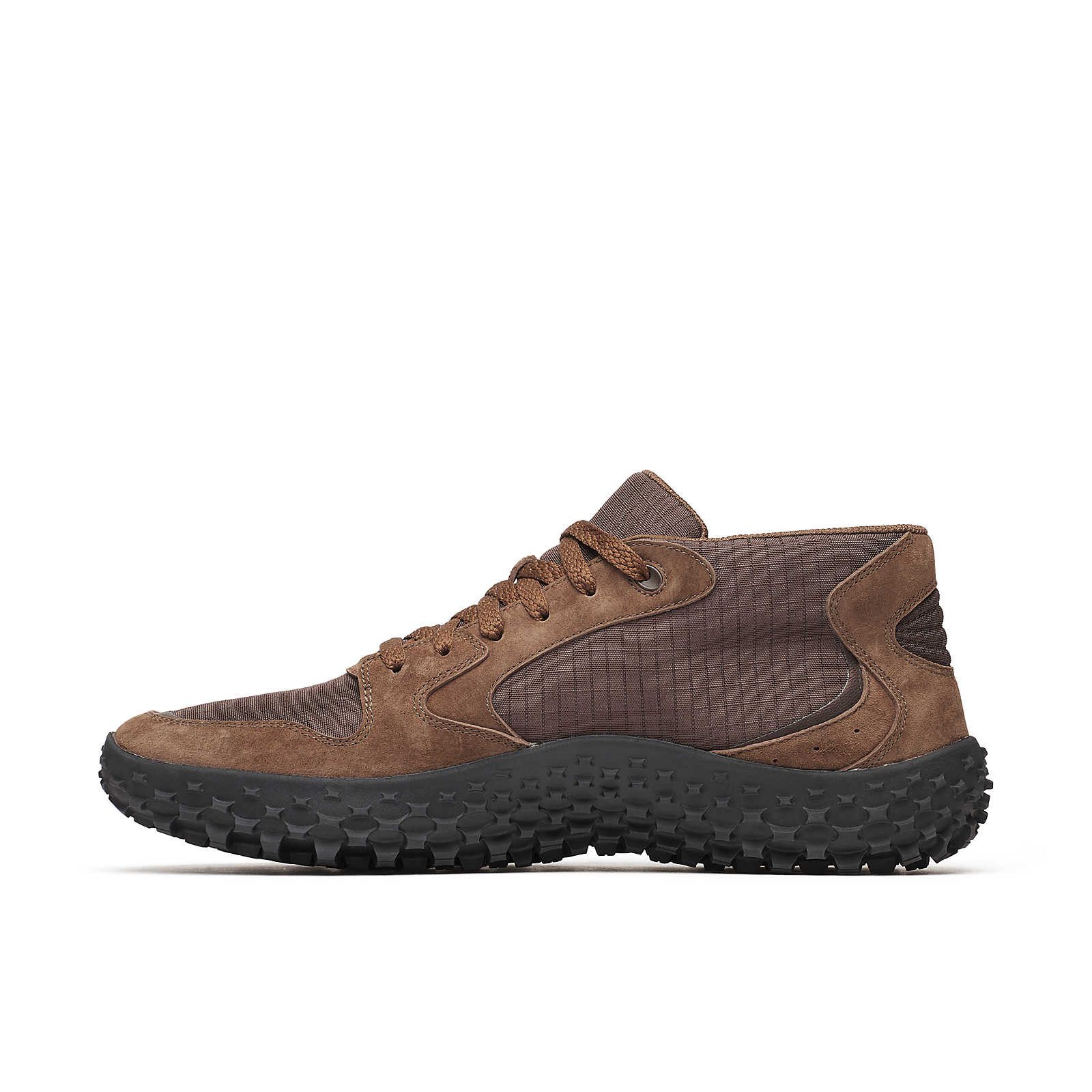 Merrell Minimal-Sneaker Wrapt Mid WP (Leder, wasserdicht) coffeebraun Herren Laufschuh