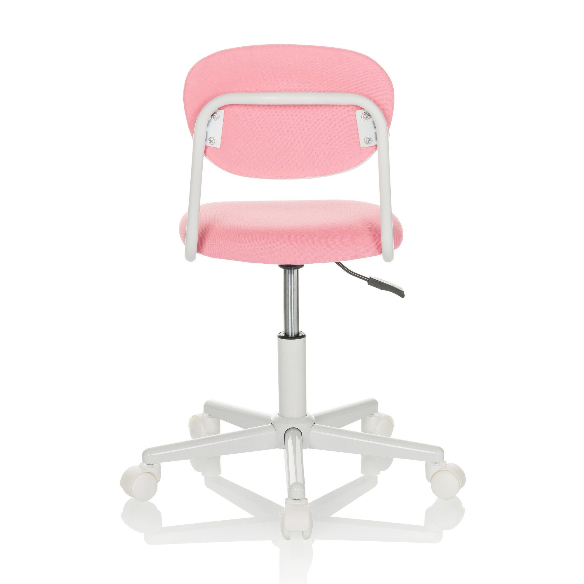 Pink ergonomisch ohne KIDDY Kinderdrehstuhl St), BASE Drehstuhl hjh I mitwachsend, Stoff OFFICE (1 Armlehnen